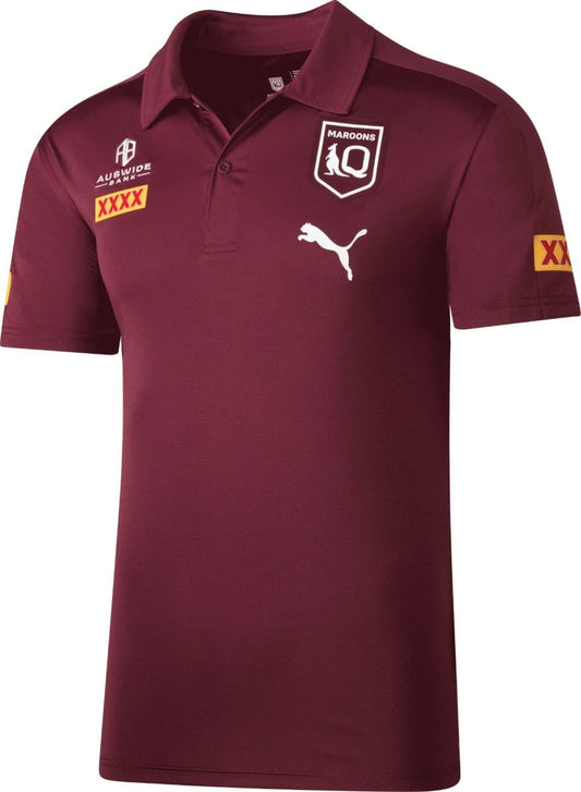 QLD Maroons State of Origin Mens Maroon Polo Shirt