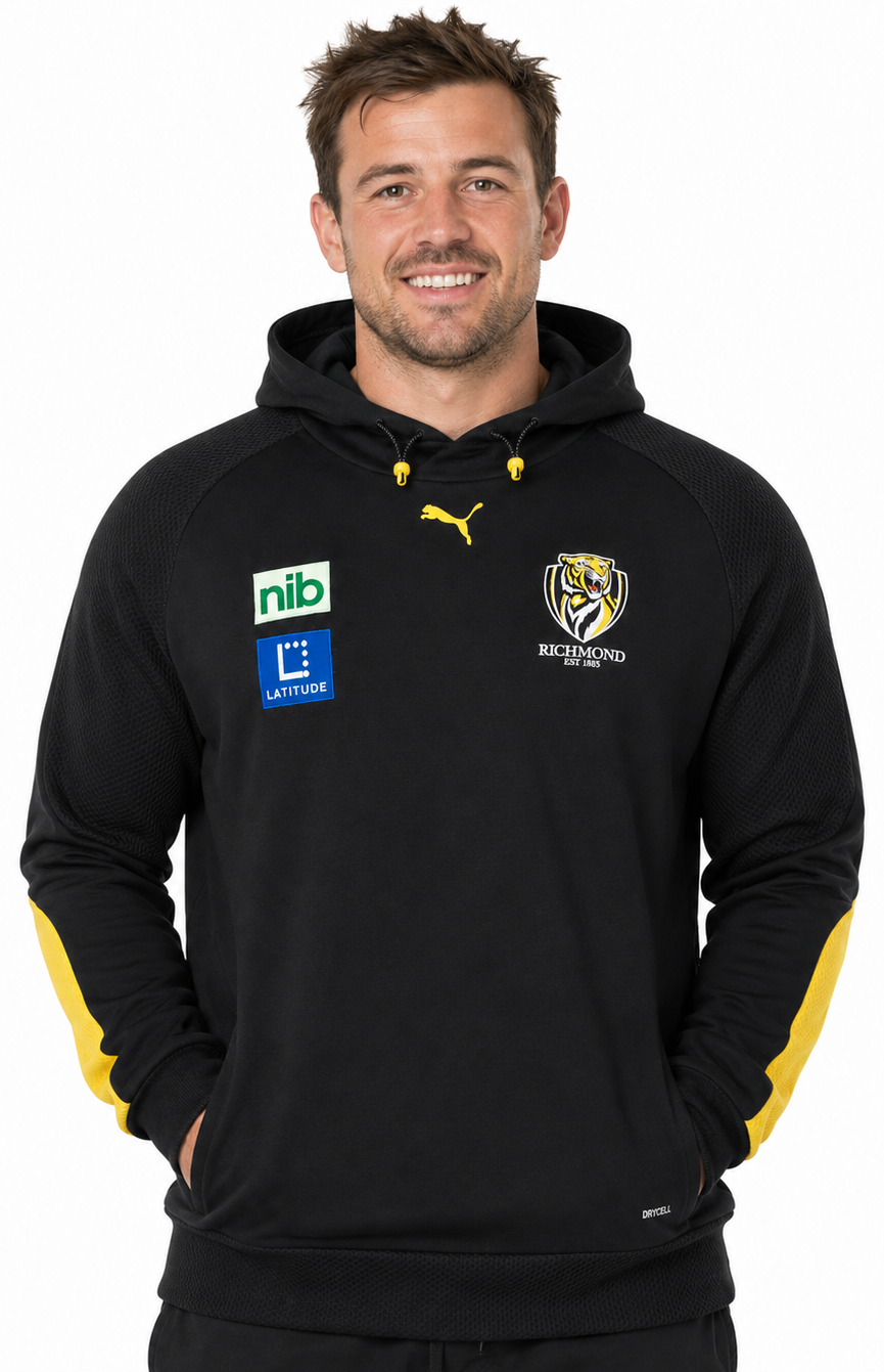 Richmond Tigers AFL Mens Team Hoody