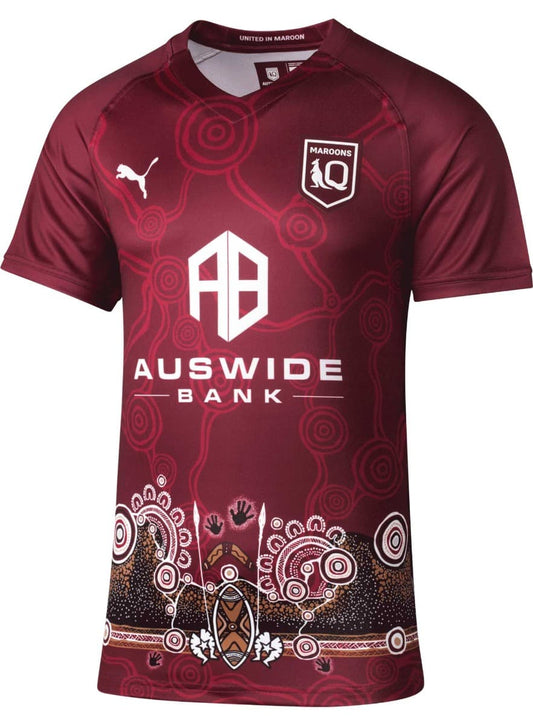 QLD Maroons State of Origin Mens Indigenous Training Jersey