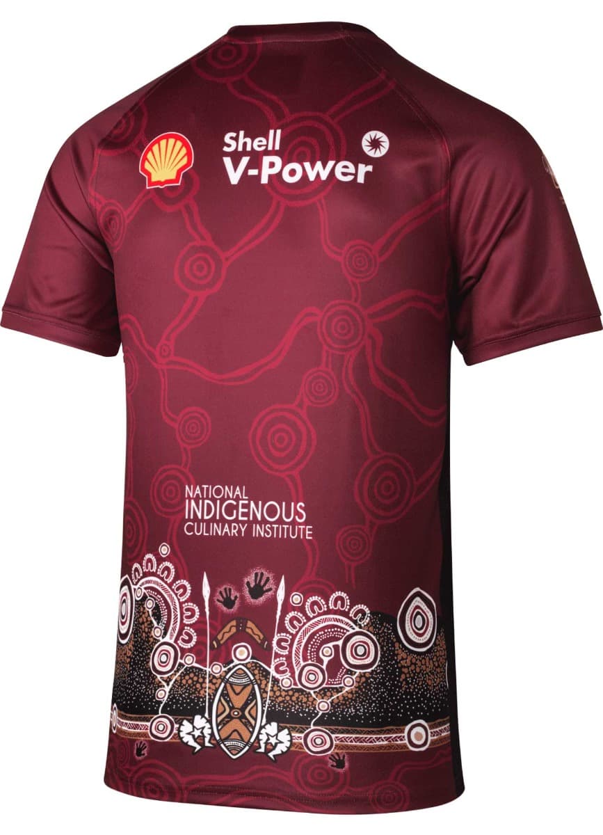 QLD Maroons State of Origin Mens Indigenous Training Jersey