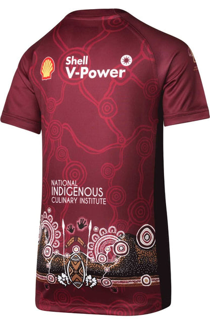 QLD Maroons State of Origin Kids Indigenous Training Jersey