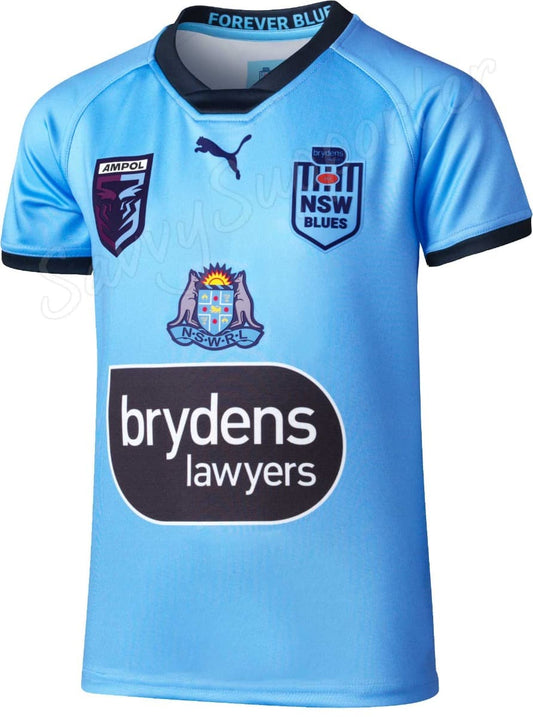 NSW Blues State of Origin Kids On Field Jersey