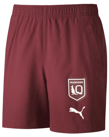 QLD Maroons 2023 State Of Origin Kids Training Shorts