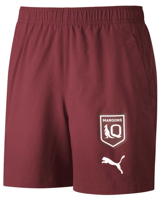 QLD Maroons 2023 State Of Origin Kids Training Shorts
