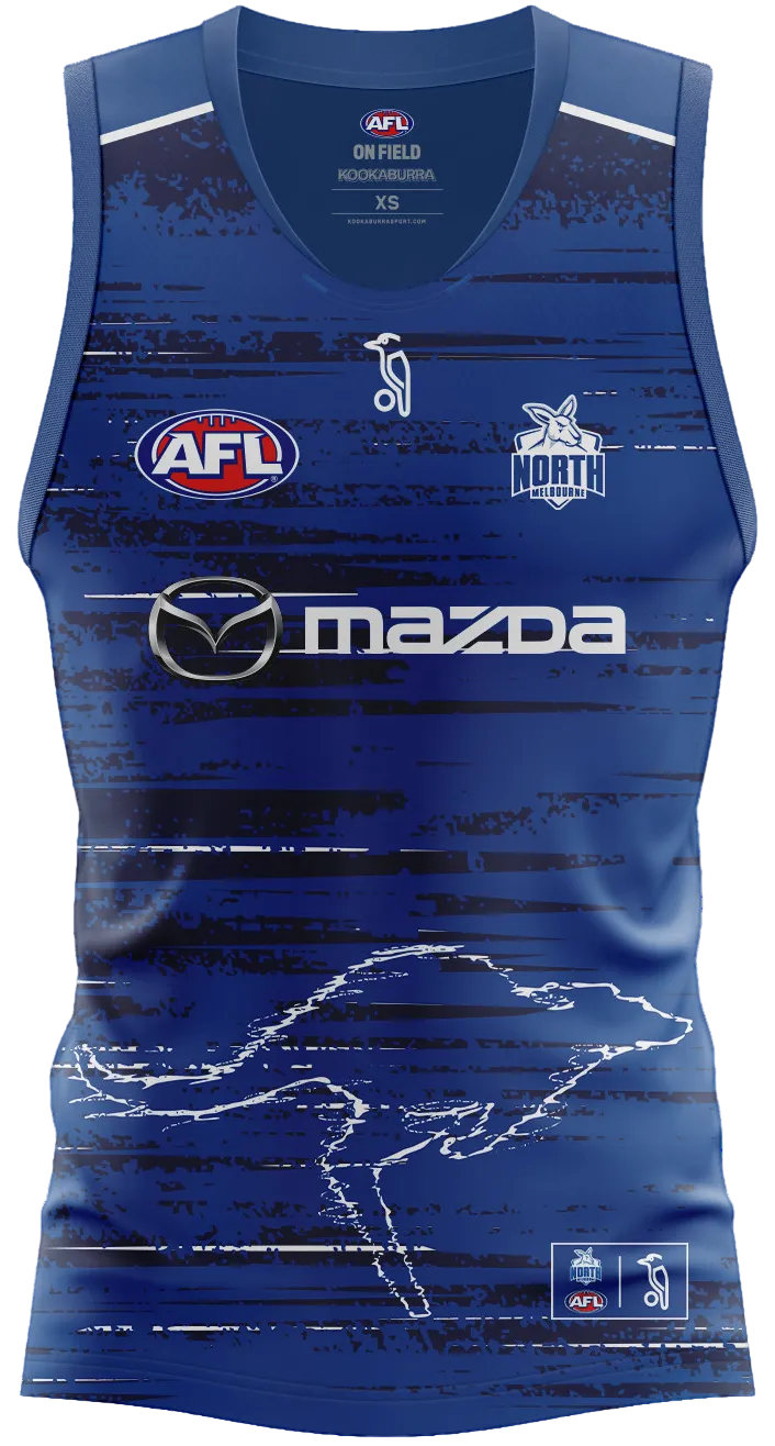 North Melbourne Kangaroos 2026 AFL Mens Training Guernsey