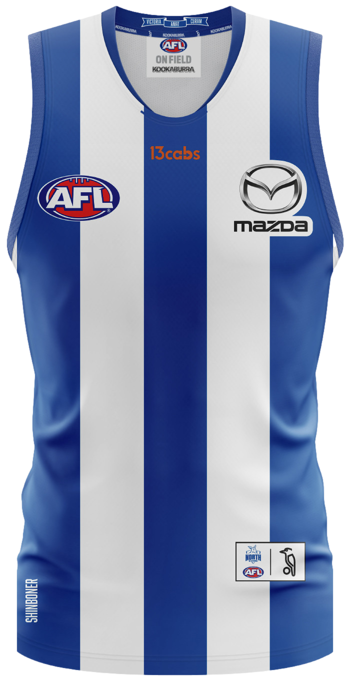 North Melbourne Kangaroos 2026 AFL Mens Home Guernsey