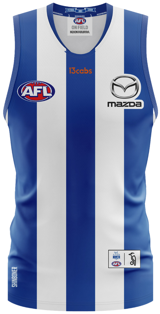 North Melbourne Kangaroos 2026 AFL Mens Home Guernsey