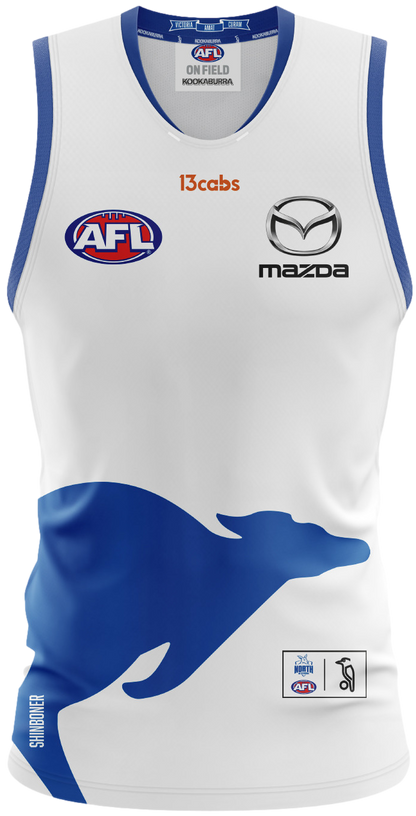 North Melbourne Kangaroos 2026 AFL Mens Away Guernsey
