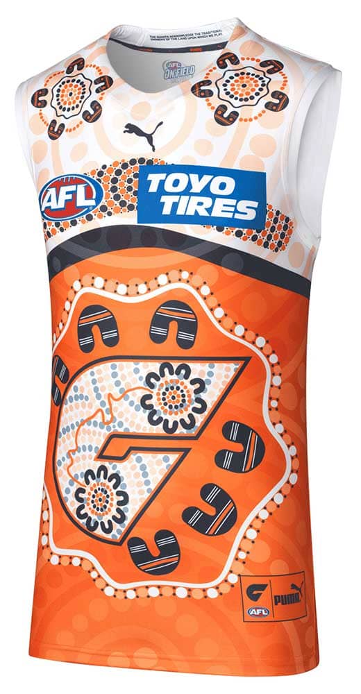 GWS Giants AFL Indigenous Guernsey Mens