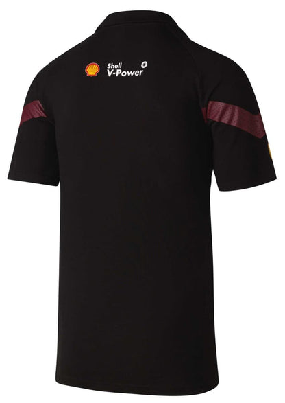 QLD Maroons 2023 State Of Origin Mens Black Team Polo Shirt