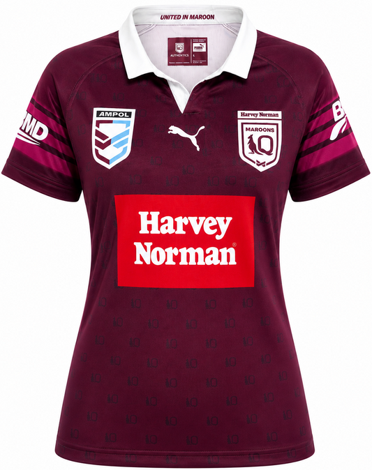 QLD Maroons Womens State of Origin Ladies On Field Jersey