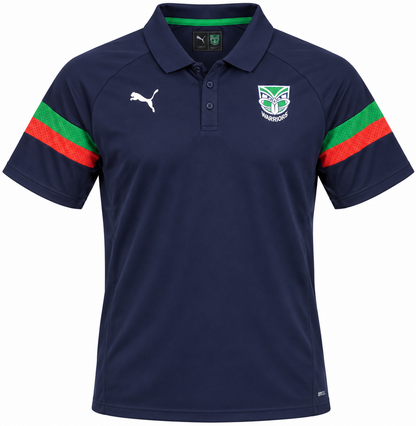 New Zealand Warriors NRL Mens Media Polo Shirt
