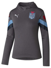 NSW Blues State Of Origin Ladies Grey Team Hoody