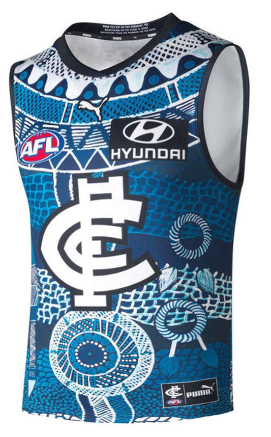 Carlton Blues AFL Kids Indigenous Guernsey