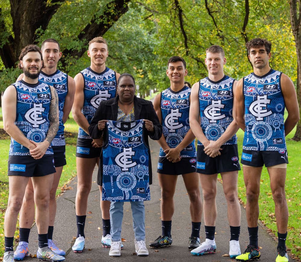 Carlton Blues AFL Mens Indigenous Guernsey