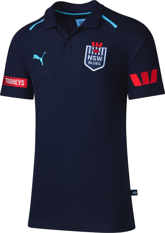 NSW Blues 2024 State of Origin Mens Players Team Polo Shirt