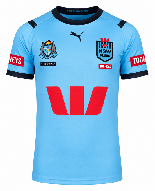 NSW Blues State of Origin Mens On Field Jersey - Size Medium Only