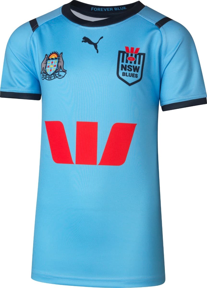NSW Blues 2024 State Of Origin Kids On Field Jersey