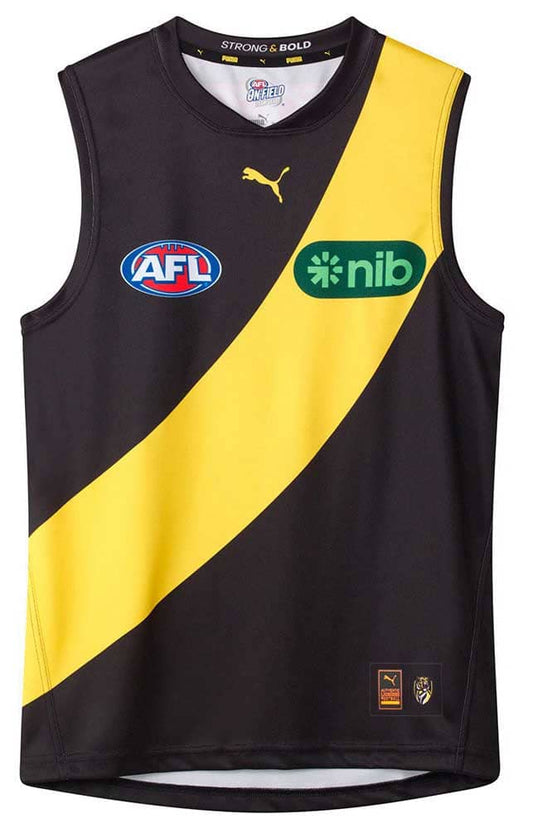 Richmond Tigers 2025 AFL Mens Home Guernsey