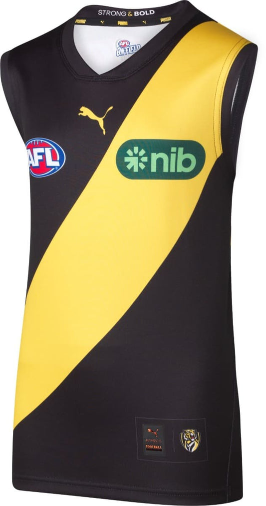 Richmond Tigers 2025 AFL Kids Home Guernsey