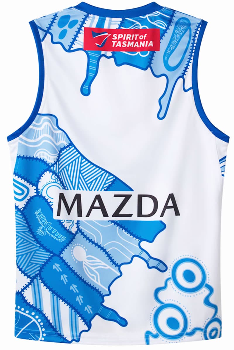 North Melbourne Kangaroos 2025 AFL Kids Indigenous Guernsey