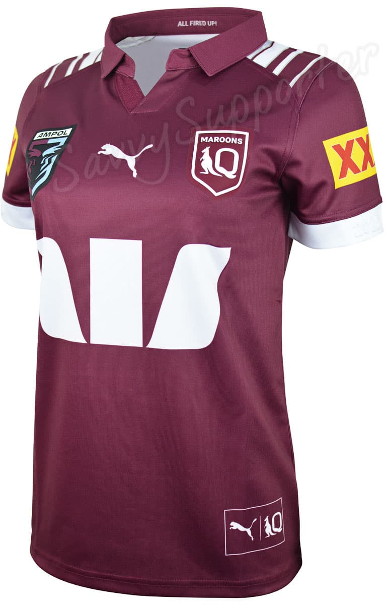 QLD Maroons State of Origin 2025 NRL Ladies On Field Jersey