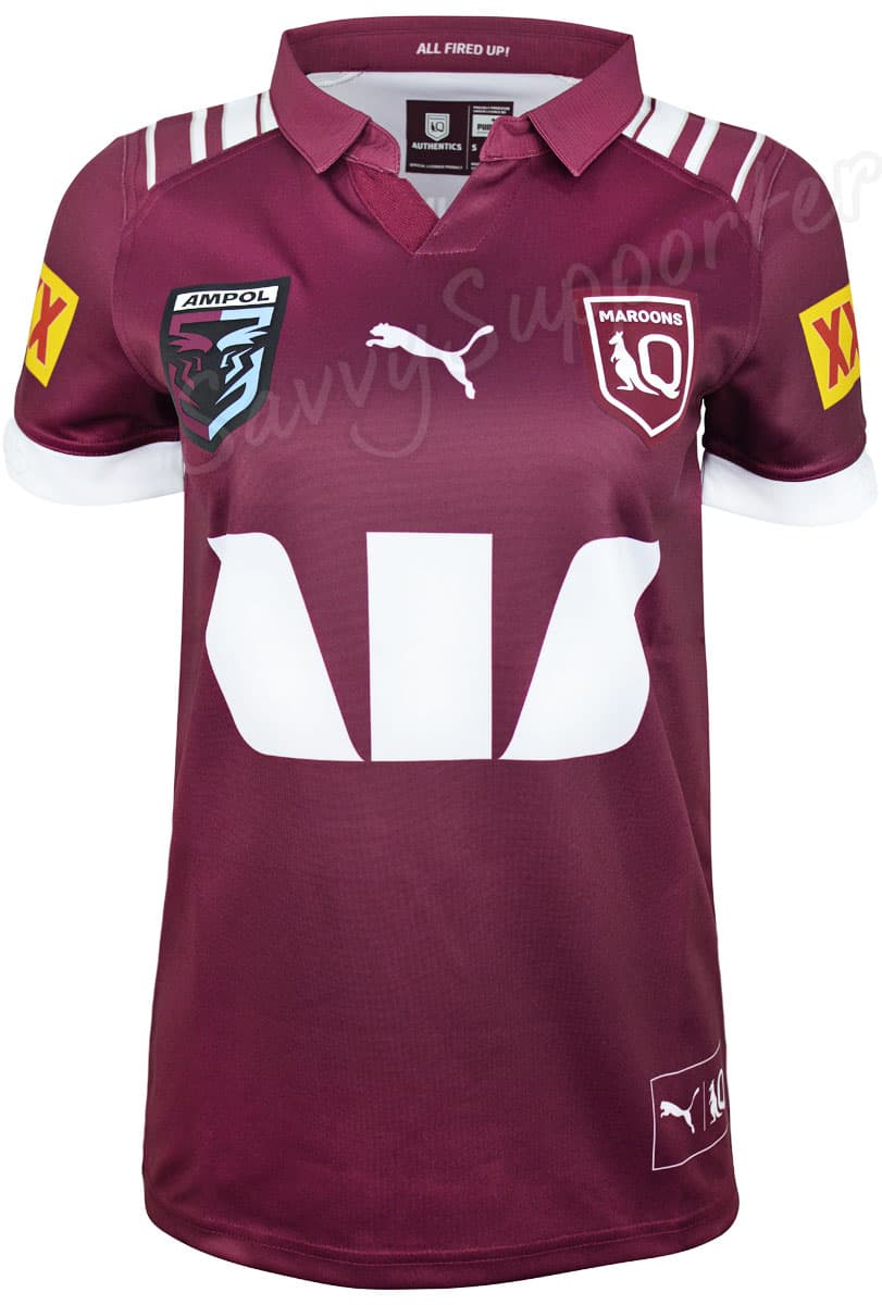 QLD Maroons State of Origin 2025 NRL Ladies On Field Jersey