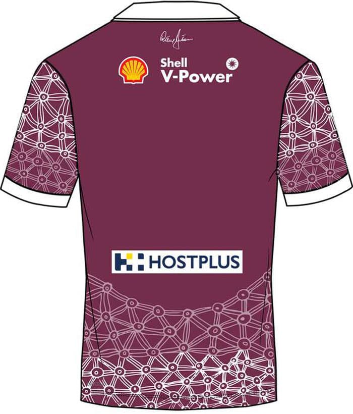QLD Maroons 2025 State of Origin Kids Indigenous Jersey
