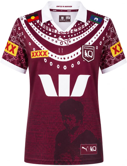 QLD Maroons 2025 State of Origin Ladies Indigenous Jersey