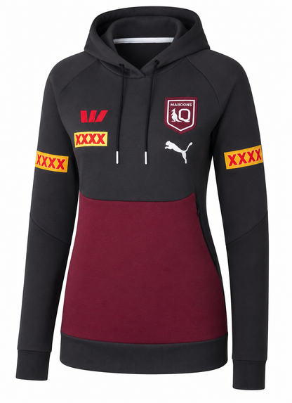 QLD Maroons 2025 State of Origin Ladies Team Hoody