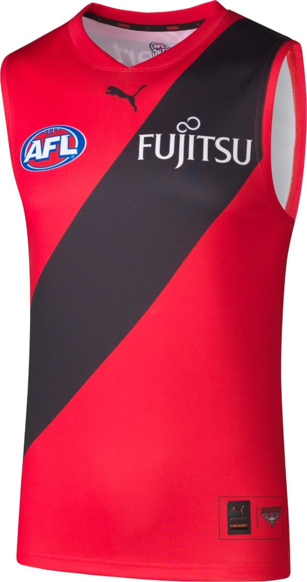 Essendon Bombers 2025 AFL Mens Away Guernsey