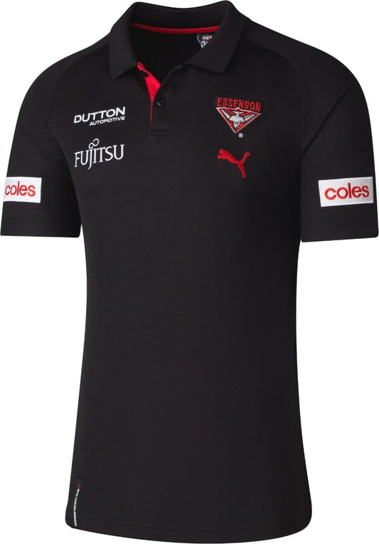 Essendon Bombers 2025 AFL Mens Team Polo Shirt