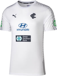 Carlton Blues 2026 AFL Mens White Training Shirt