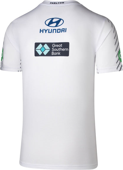 Carlton Blues 2026 AFL Mens White Training Shirt