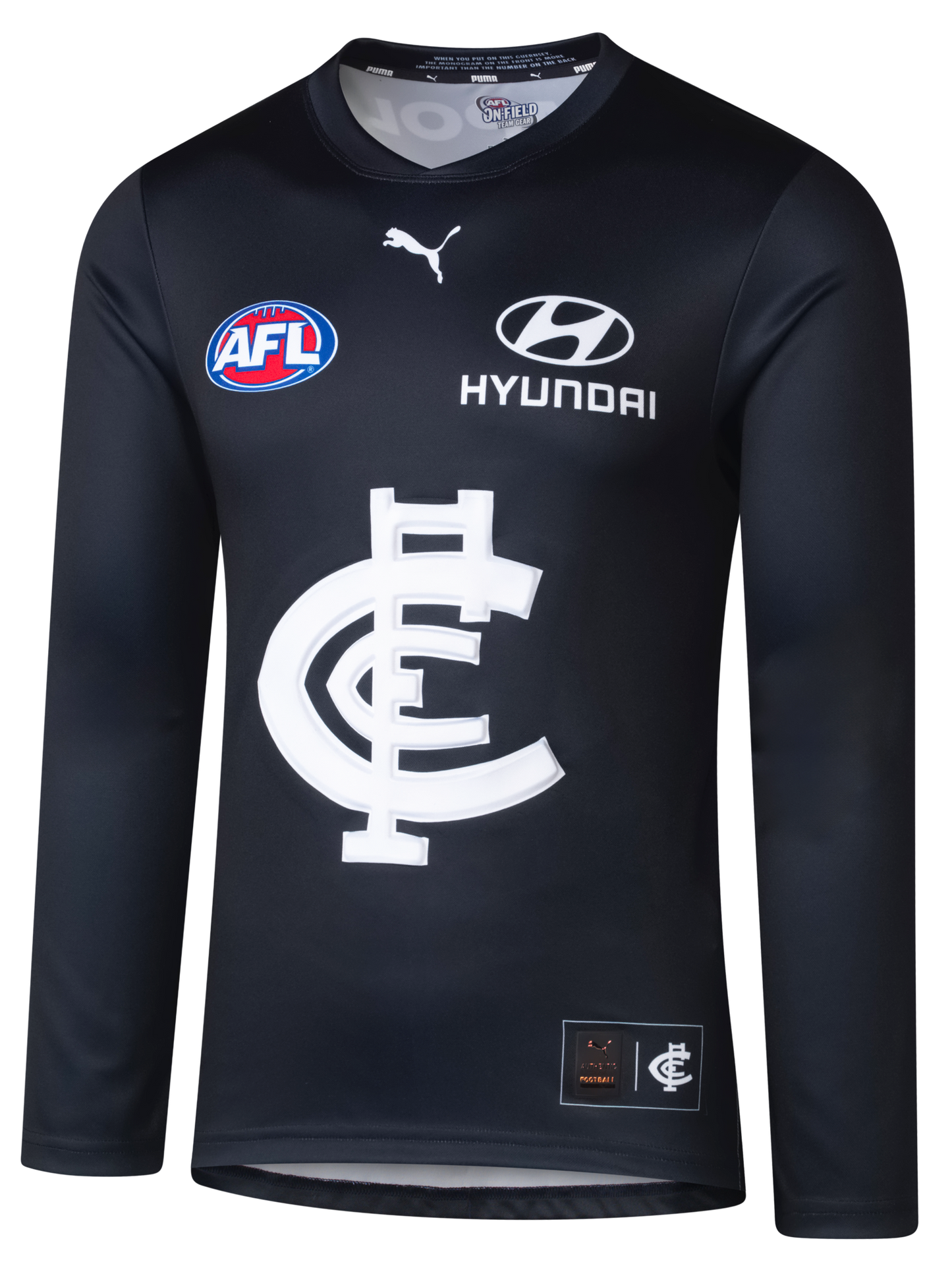 Carlton Blues 2026 AFL Mens Long Sleeve Home Guernsey