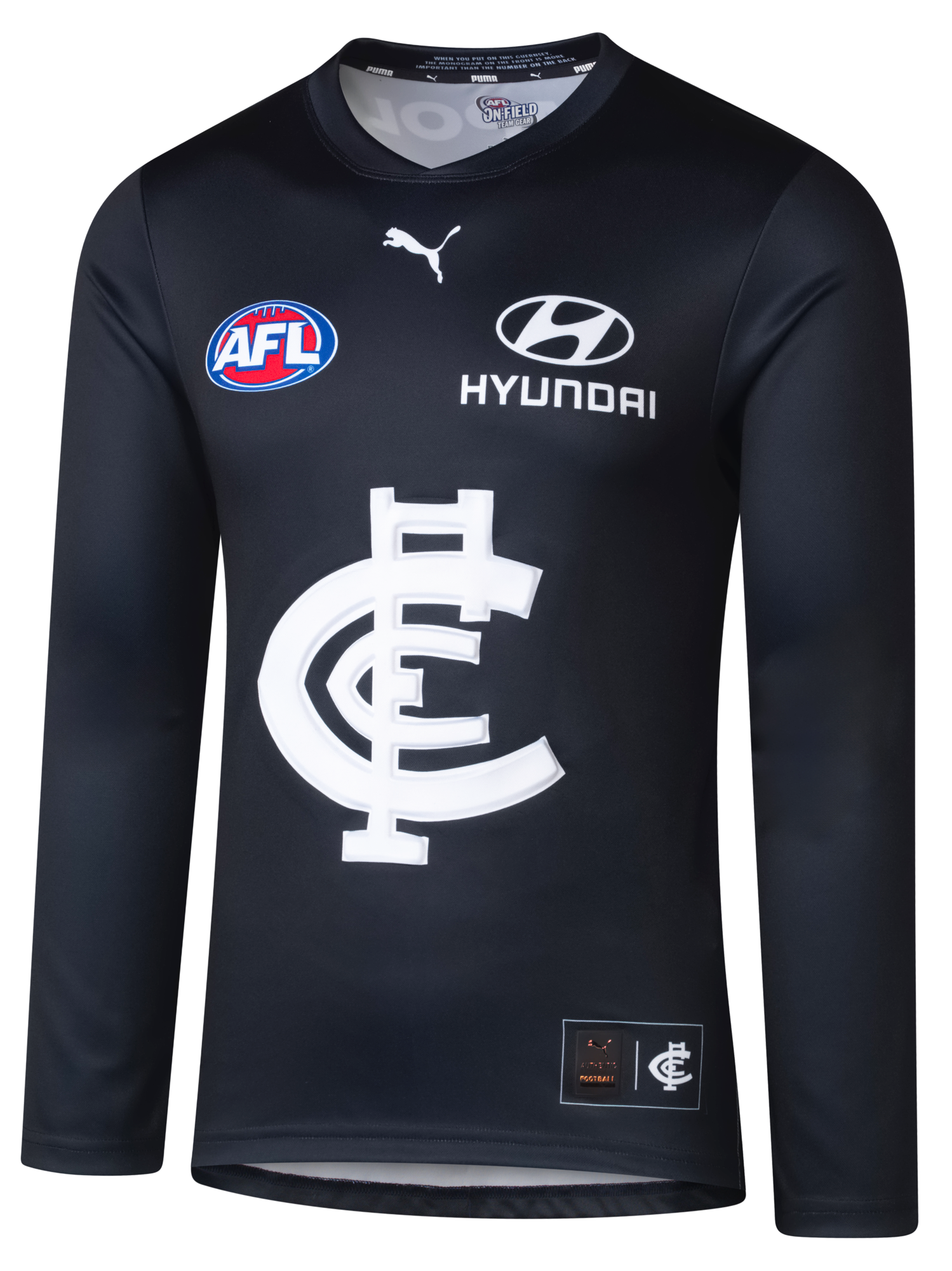 Carlton Blues 2026 AFL Mens Long Sleeve Home Guernsey