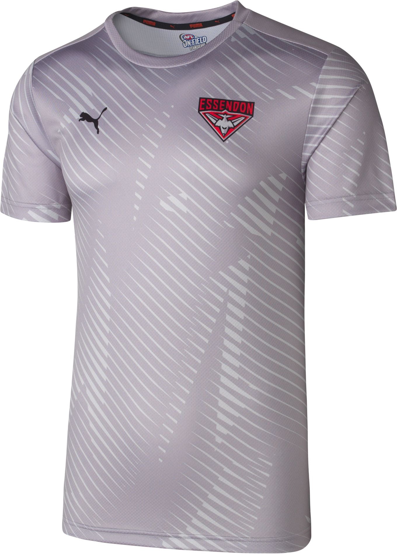 Essendon Bombers 2026 AFL Mens Grey Training Shirt