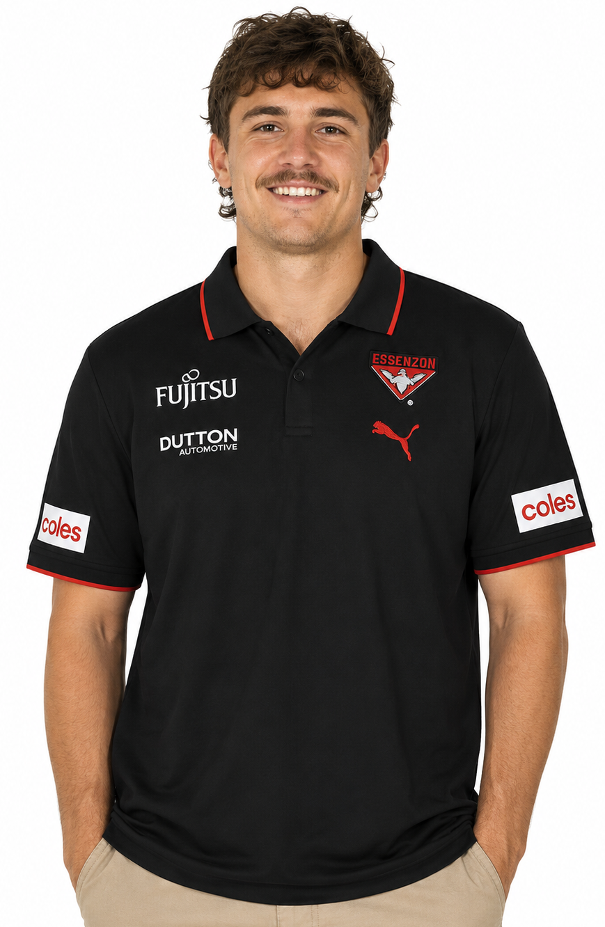 Essendon Bombers 2026 AFL Mens Team Polo Shirt