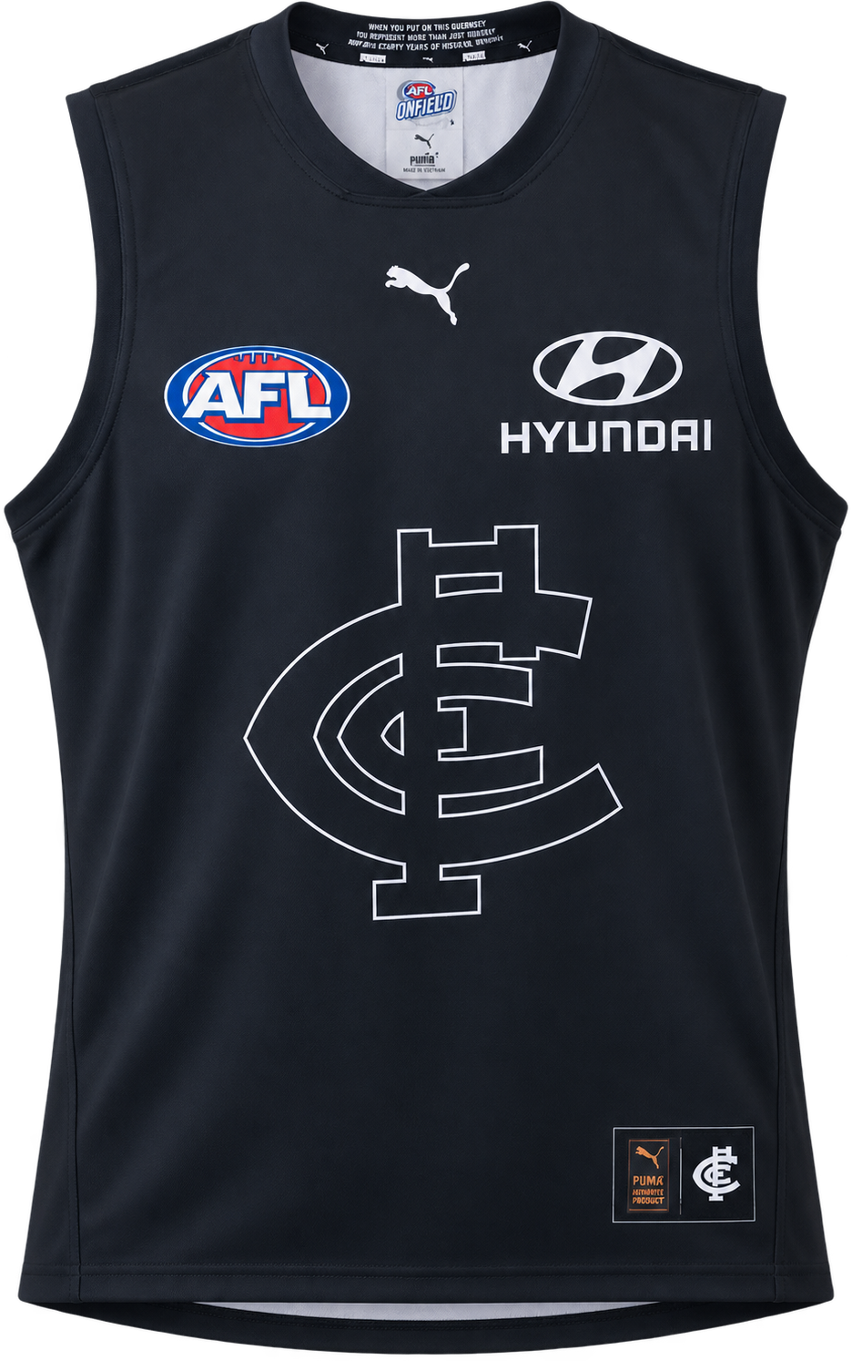 Carlton Blues 2025 AFL Mens Throwback Guernsey