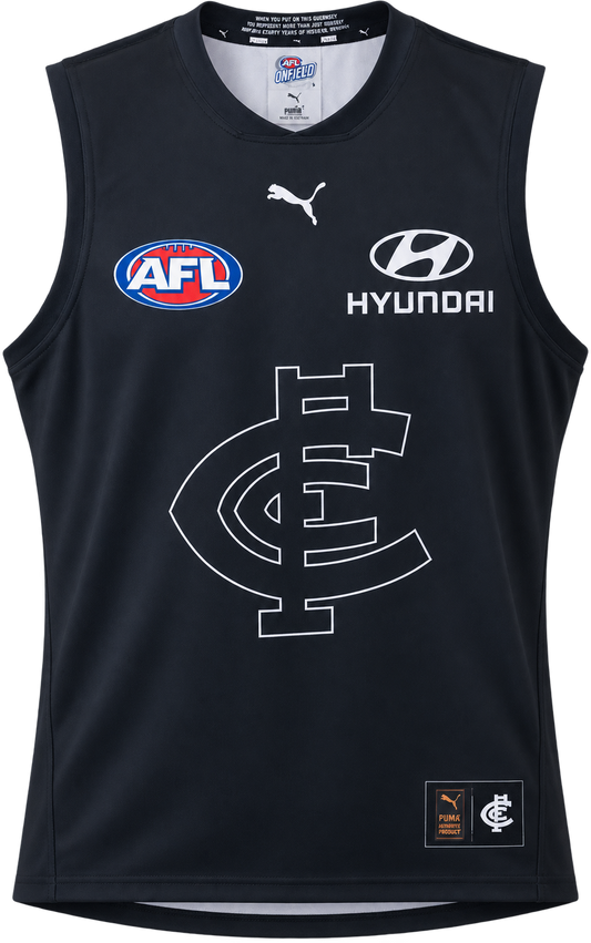 Carlton Blues 2025 AFL Mens Throwback Guernsey