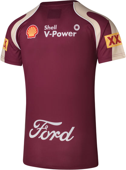 QLD Maroons 2026 State of Origin Mens Maroon Training Shirt