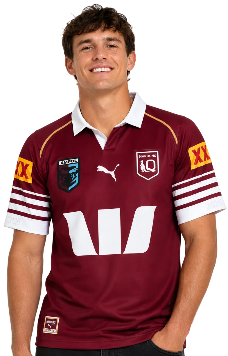 QLD Maroons 2026 State of Origin Mens On Field Jersey