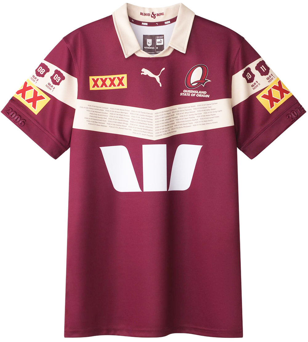 QLD Maroons 2026 State of Origin Mens Captains Run Jersey