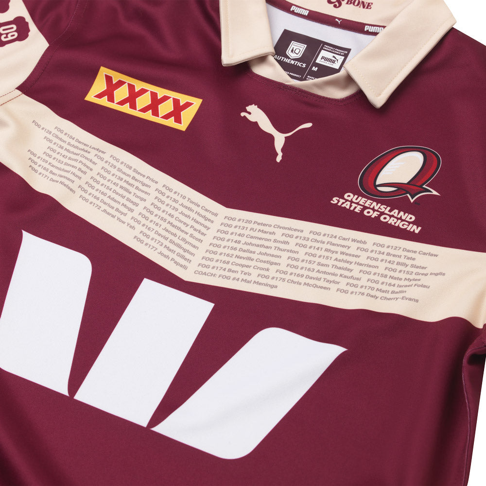 【海外Ｍサイズ】NRL ＱＬＤマルーンズ キャプテンズラン ジャージ QLD Maroons 2026 State of Origin Mens Captains Run Jersey