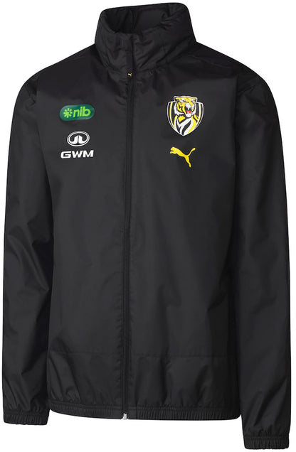 Richmond Tigers 2026 AFL Mens Wet Weather Rain Jacket