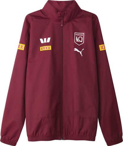 QLD Maroons 2026 State of Origin Mens Wet Weather Rain Jacket