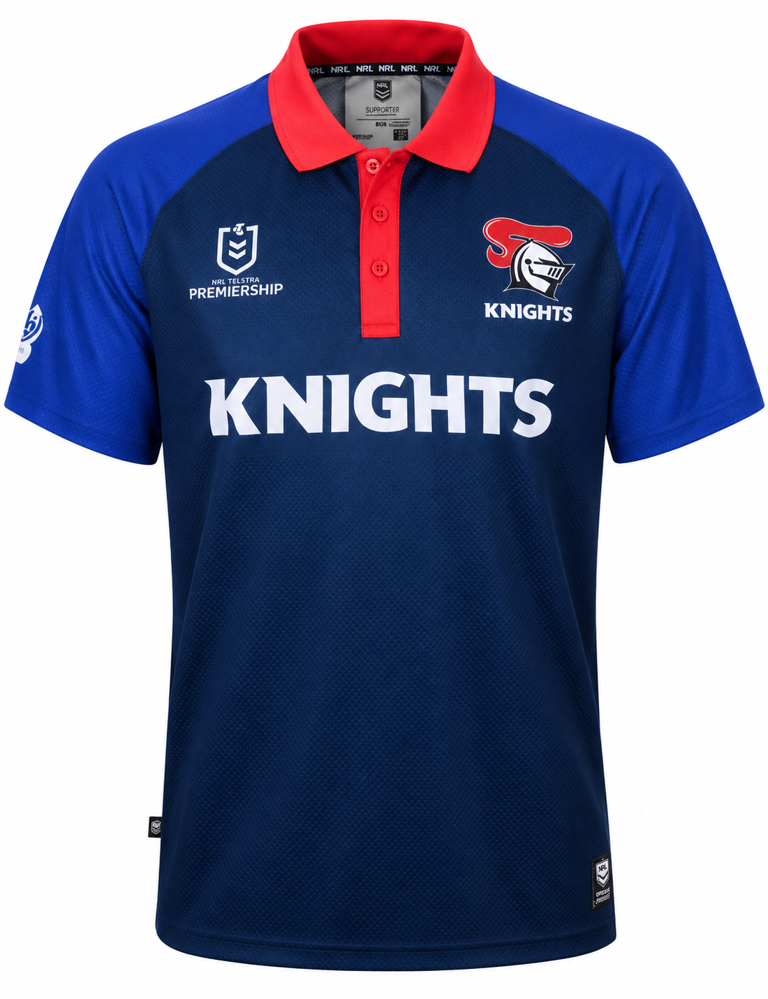 Newcastle Knights Mens Performance Polo Shirt
