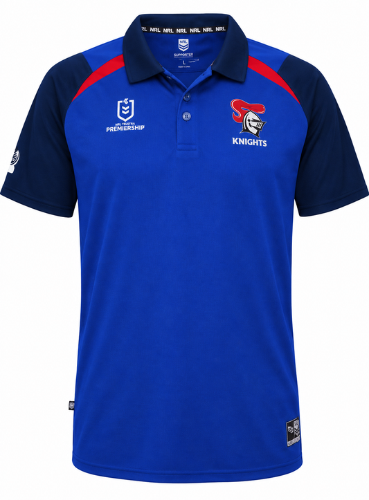 Newcastle Knights Mens NRL Performance Polo Shirt