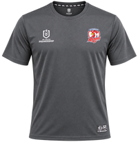 Sydney Roosters NRL Mens Grey Performance Shirt