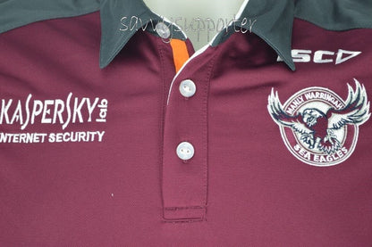 Manly Sea Eagles NRL Scarlet Players Polo Shirt